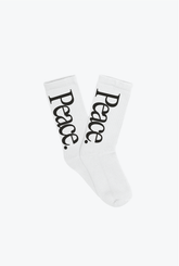 Trash Teddy Summer Vacation: Fashion Teddy Crew Socks - White