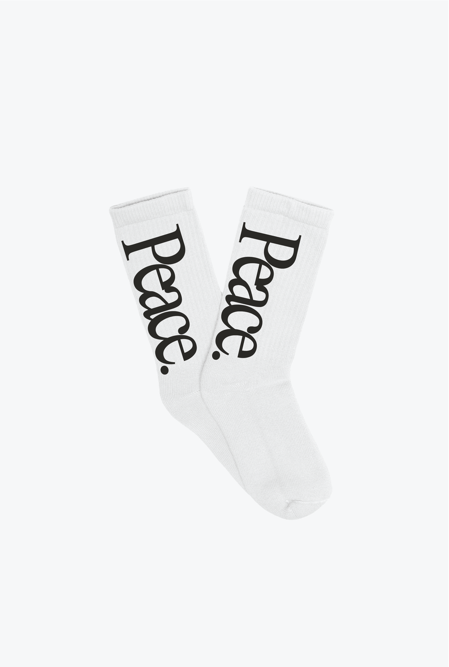 Trash Teddy Summer Vacation: Fashion Teddy Crew Socks - White
