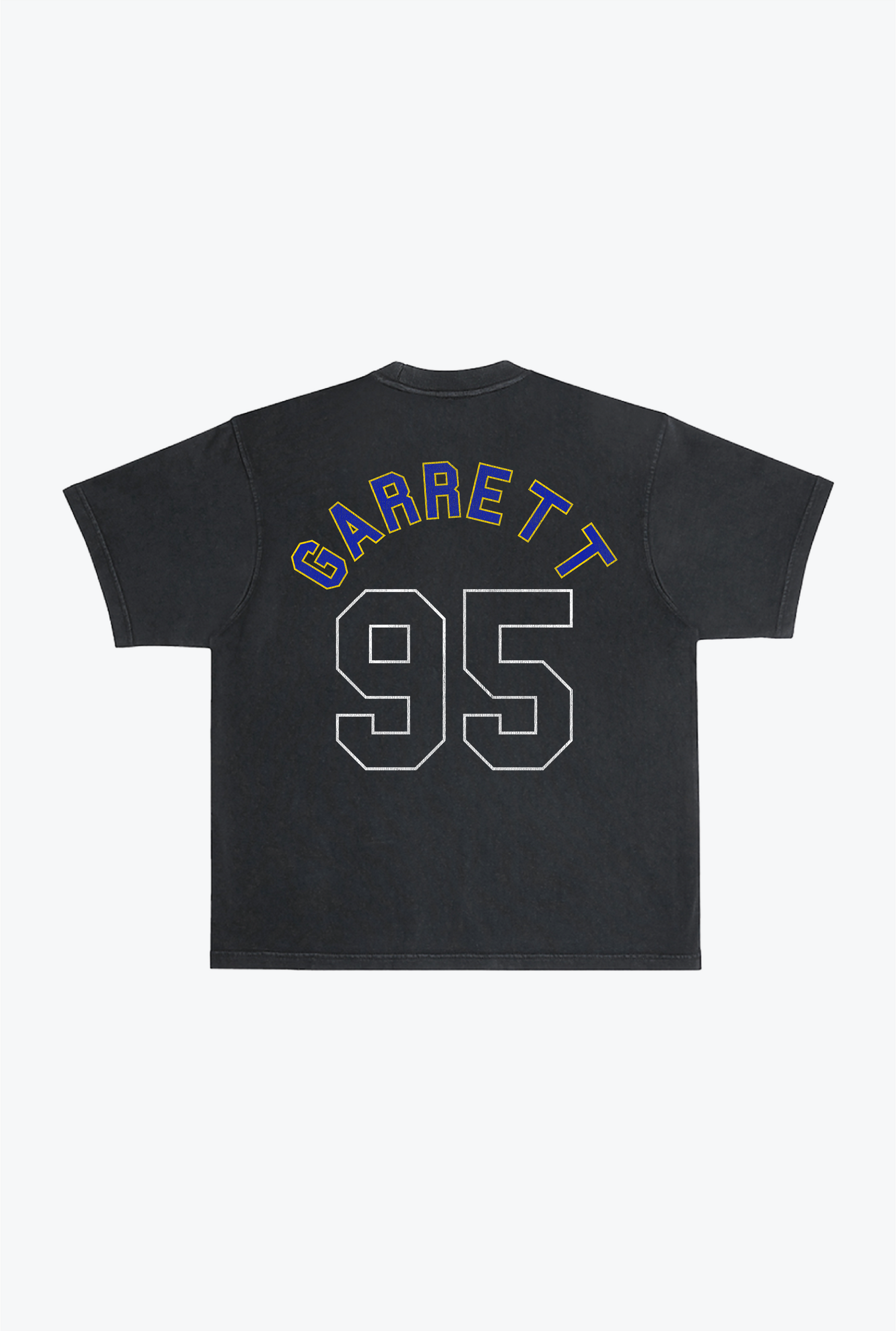 Myles Garrett Heavyweight Garment Dyed T-Shirt - Black