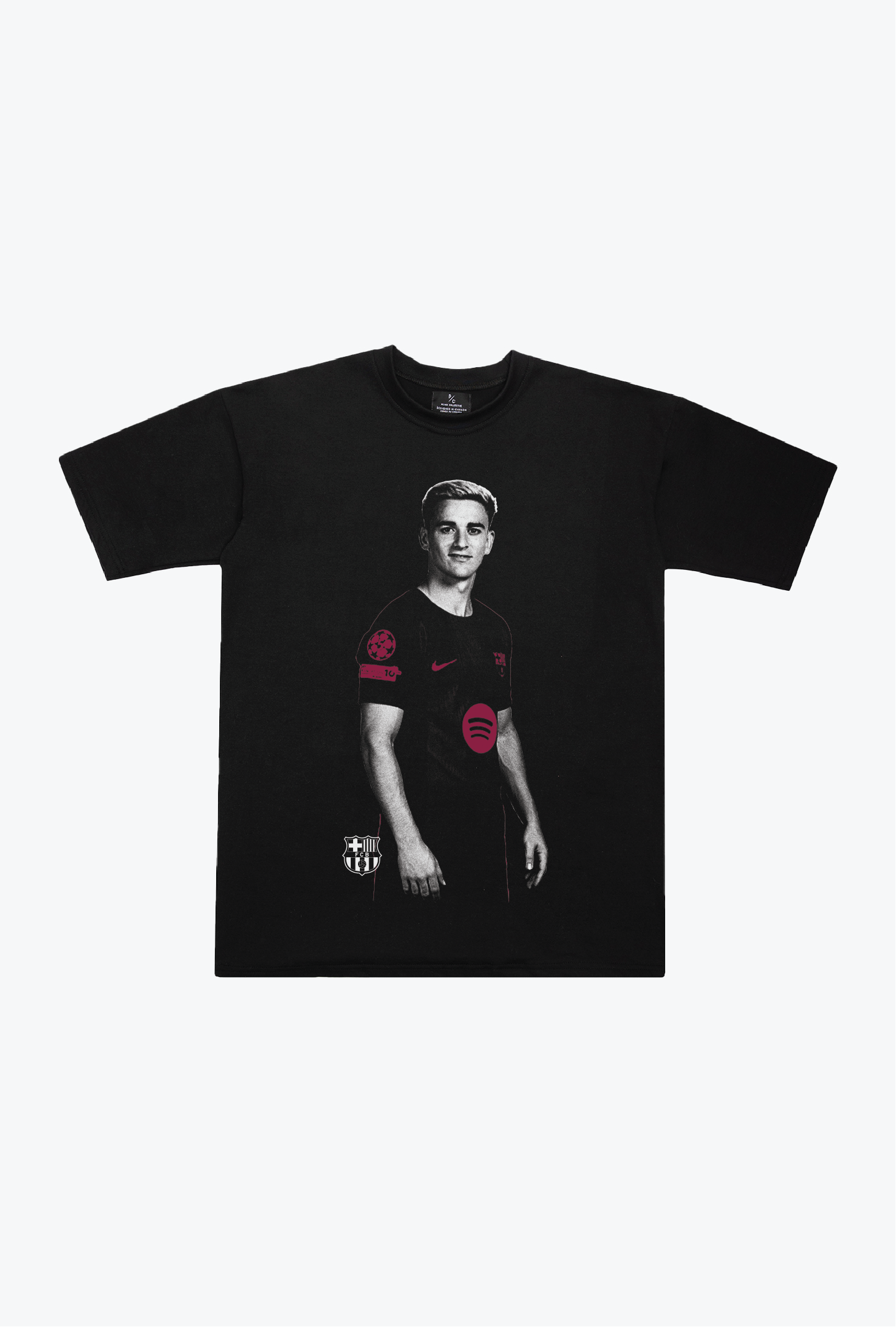 FC Barcelona: Gavi Icon Heavyweight T-Shirt - Black