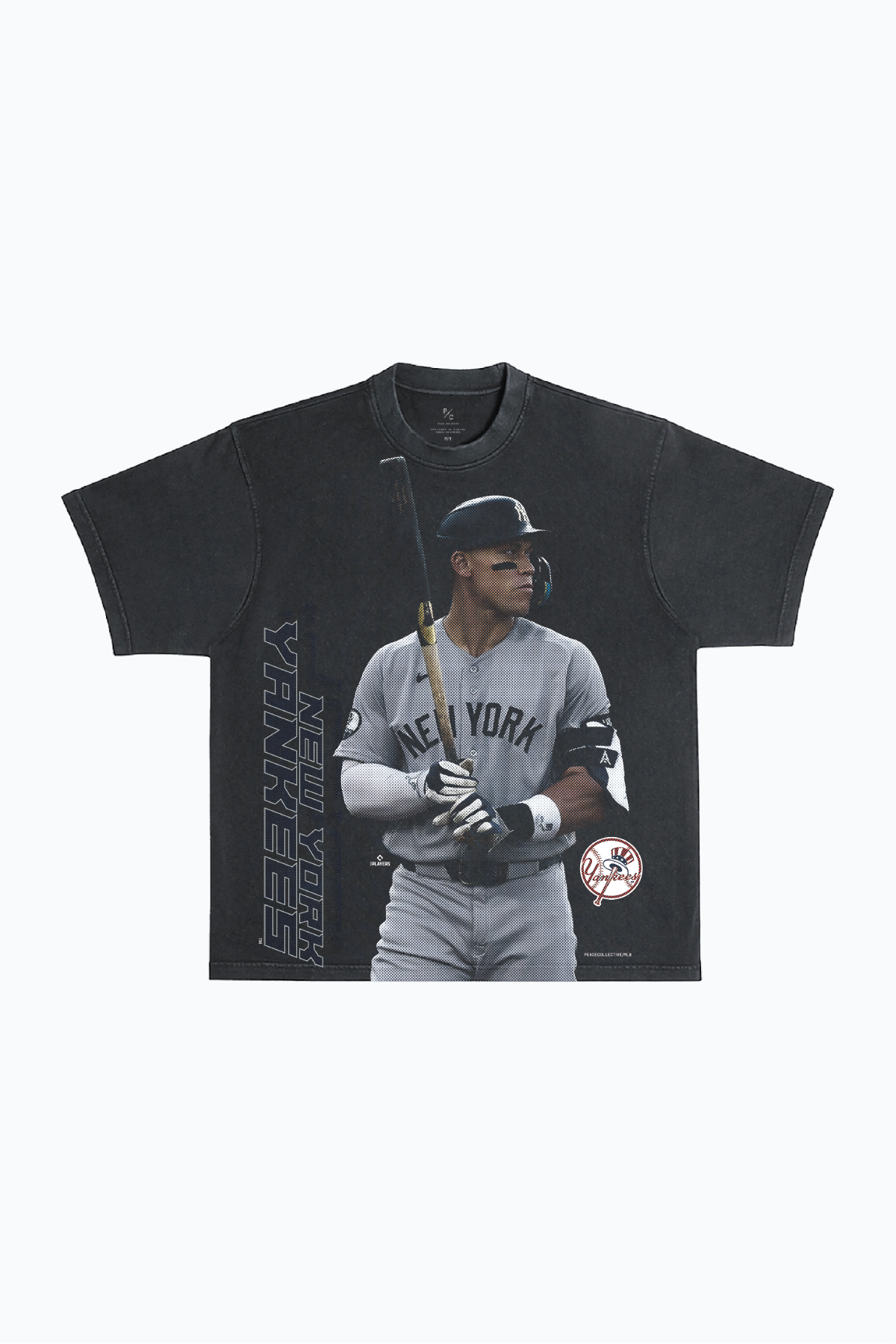 Aaron Judge Heavyweight Garment Dyed T-Shirt - Black