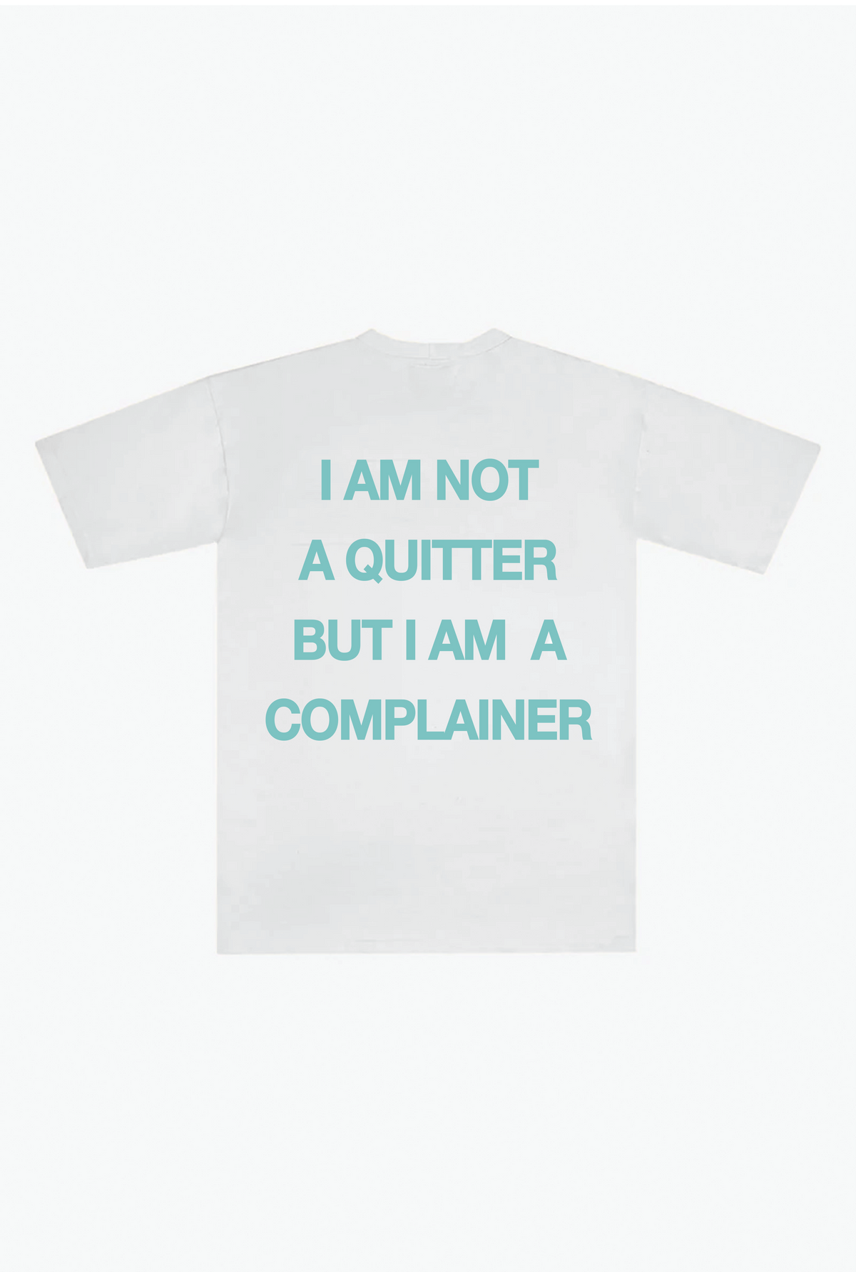 Not a Quitter Heavyweight T-Shirt - White