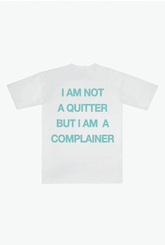 Not a Quitter Heavyweight T-Shirt - White
