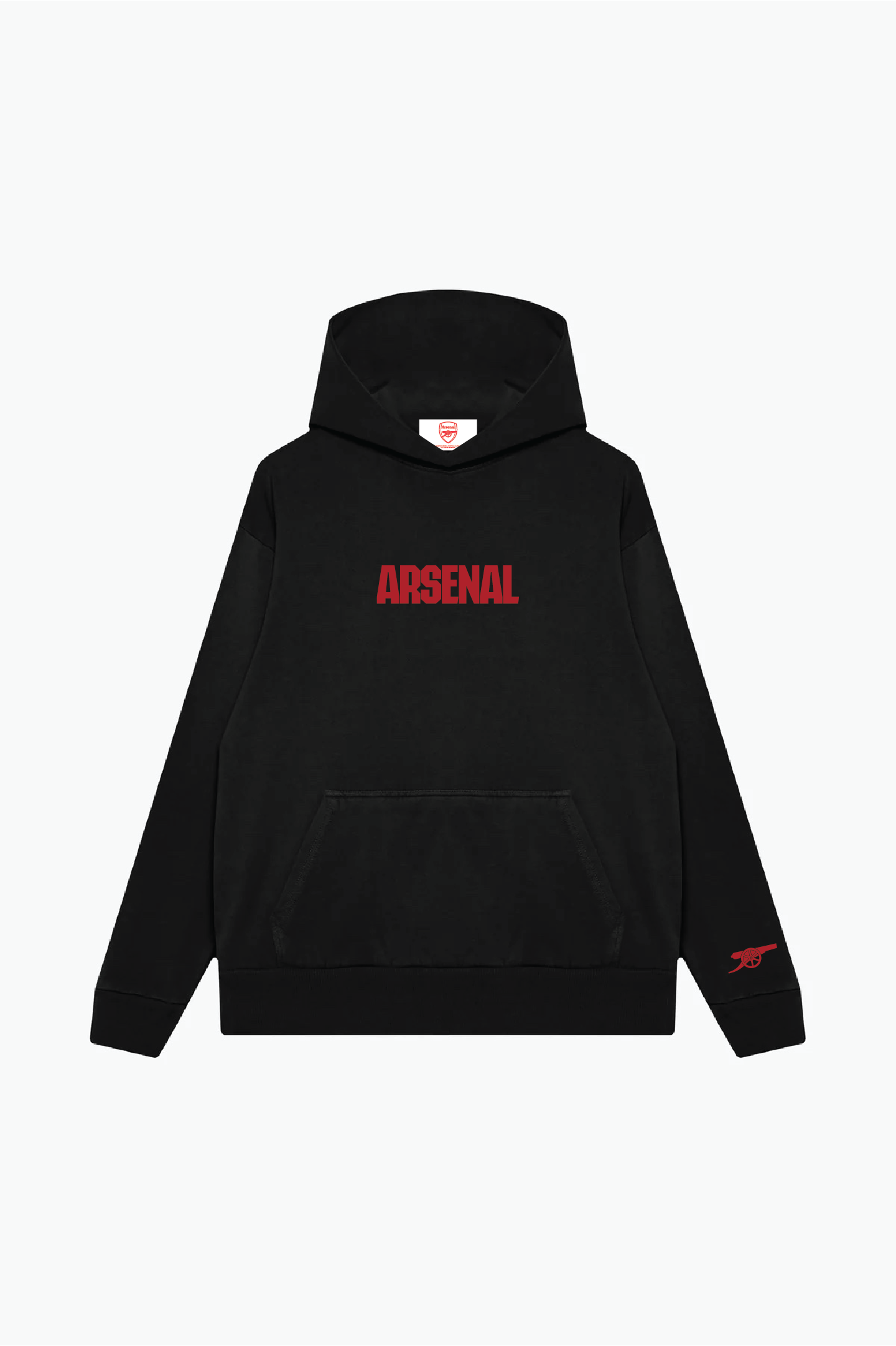 Arsenal FC Heavyweight Hoodie - Schwarz
