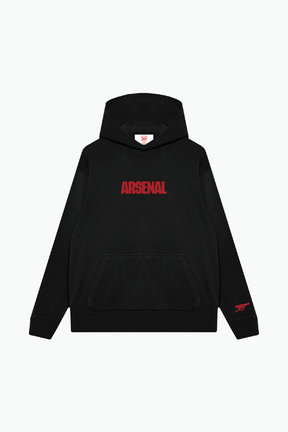 Arsenal FC Heavyweight Hoodie - Schwarz