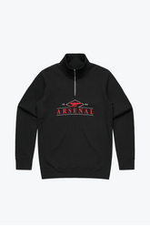 Arsenal FC - Pull à col zippé noir