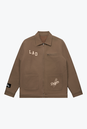 Los Angeles Dodgers Arbeitsjacke - Walnuss