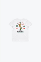 FIFA World Cup 2026™ Mexico Mascot Youth T-Shirt - White