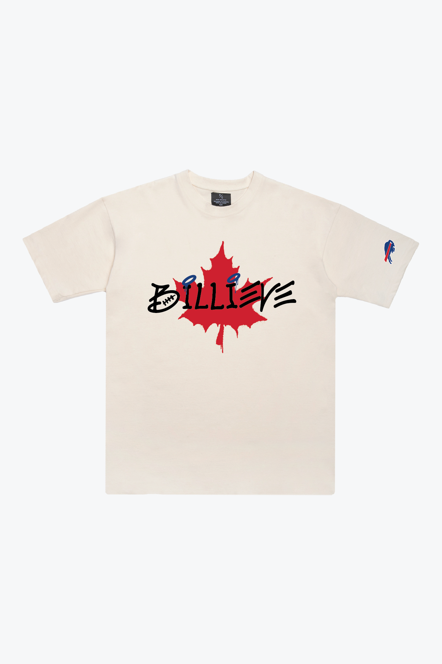 Buffalo Bills Billieve Heavyweight T-Shirt - Ivory