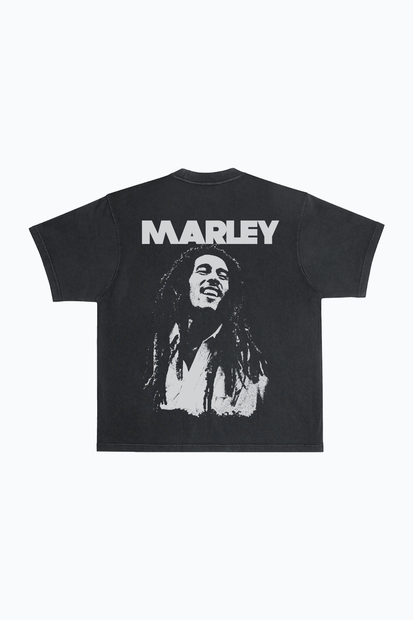 P/C x Bob Marley Every Little Thing Garment Dyed Heavyweight T-Shirt - Black