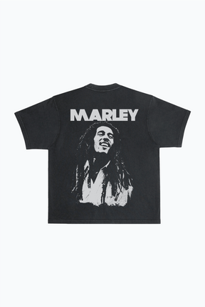 P/C x Bob Marley Every Little Thing Garment Dyed Heavyweight T-Shirt - Black