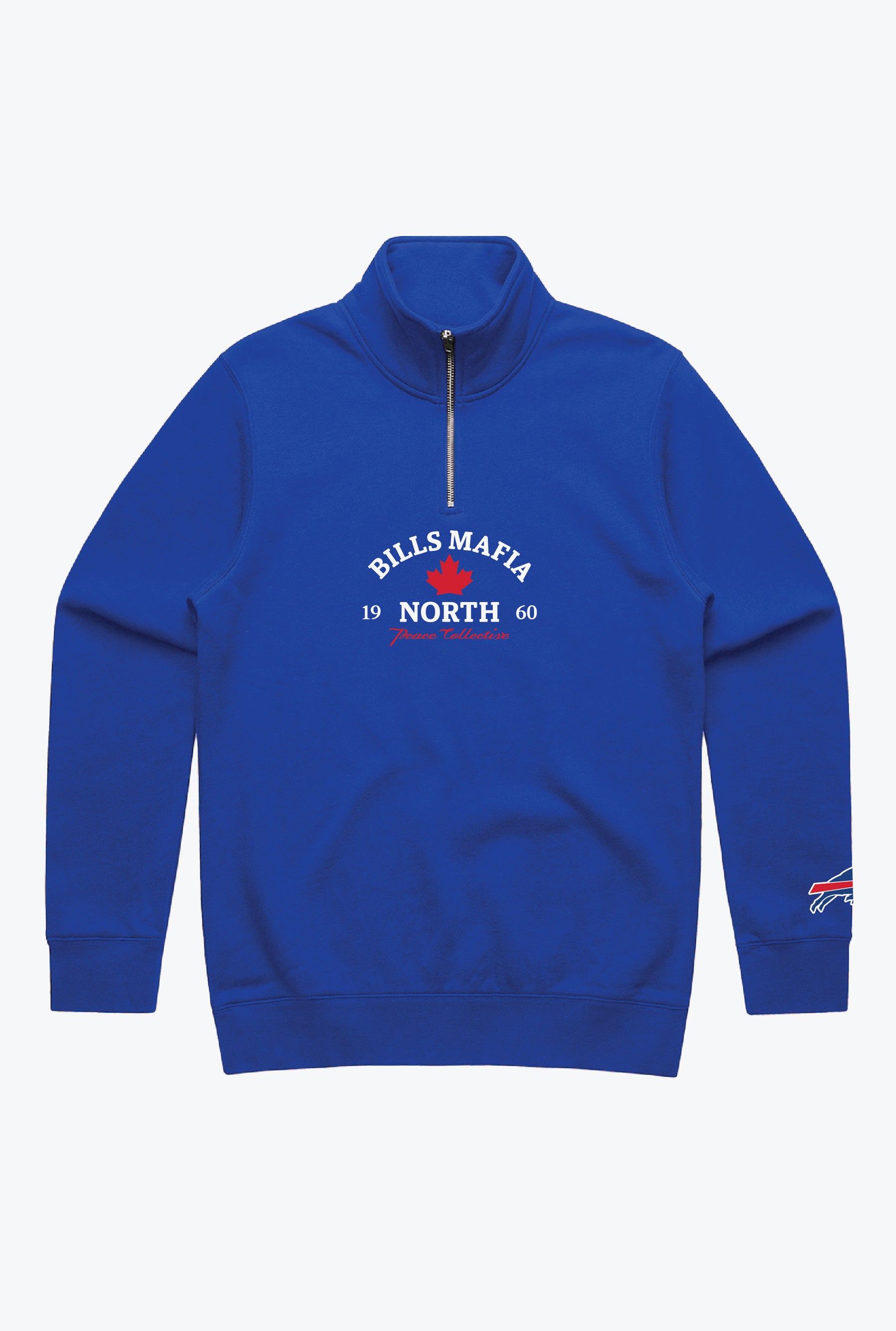 Buffalo Bills Mafia North Quarter Zip - Royal