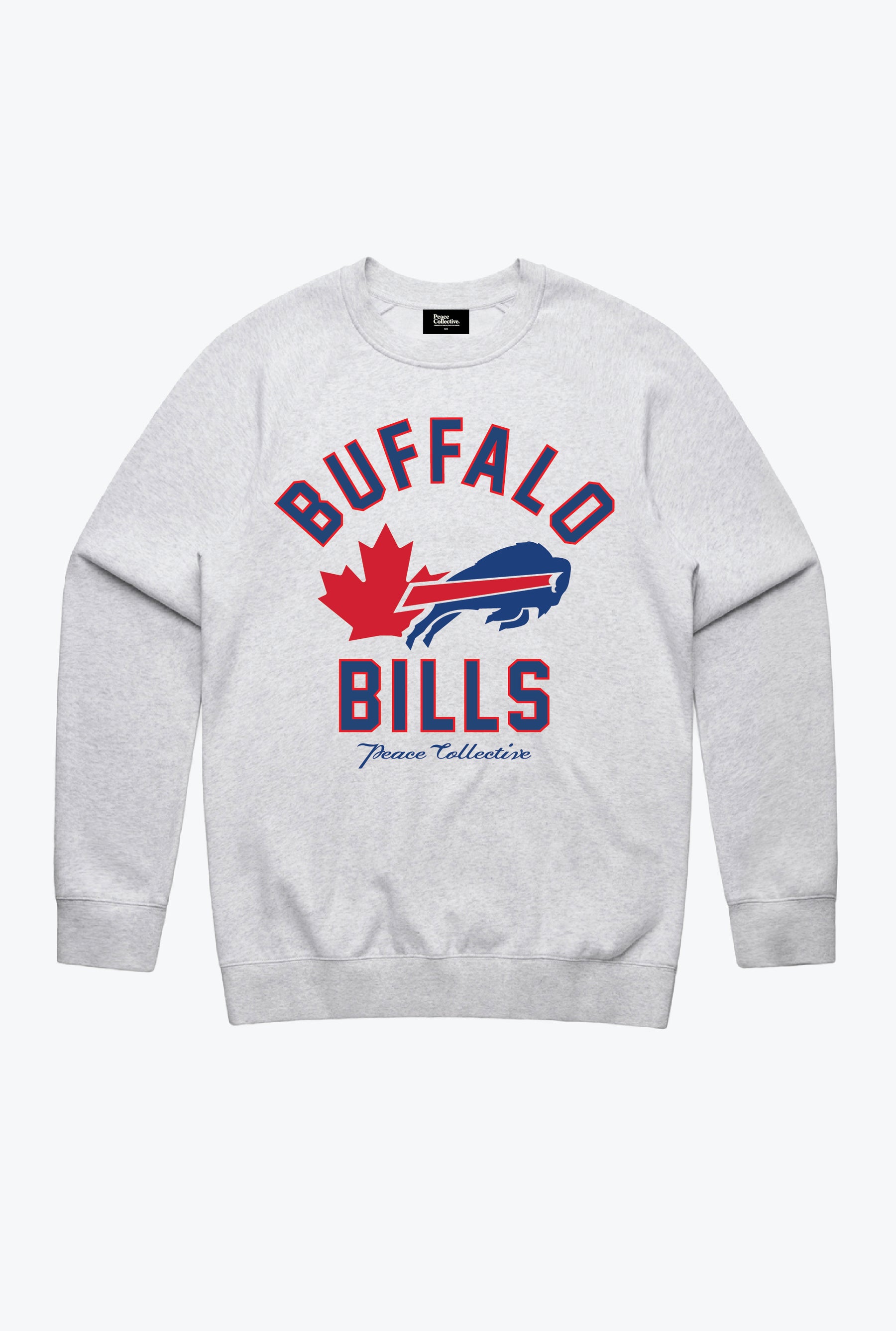 Buffalo Bills Canada Crewneck - Ash