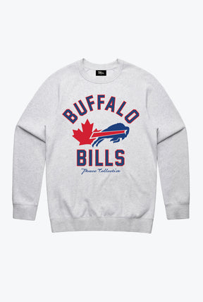 Buffalo Bills Canada Crewneck - Ash