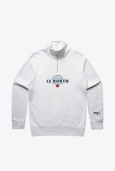 Seattle Seahawks 12 North Quarter Zip - Ash