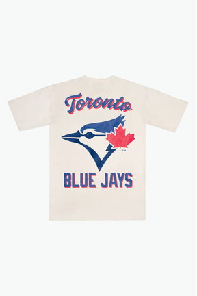 Toronto Blue Jays Team Heavyweight T-Shirt - Ivory