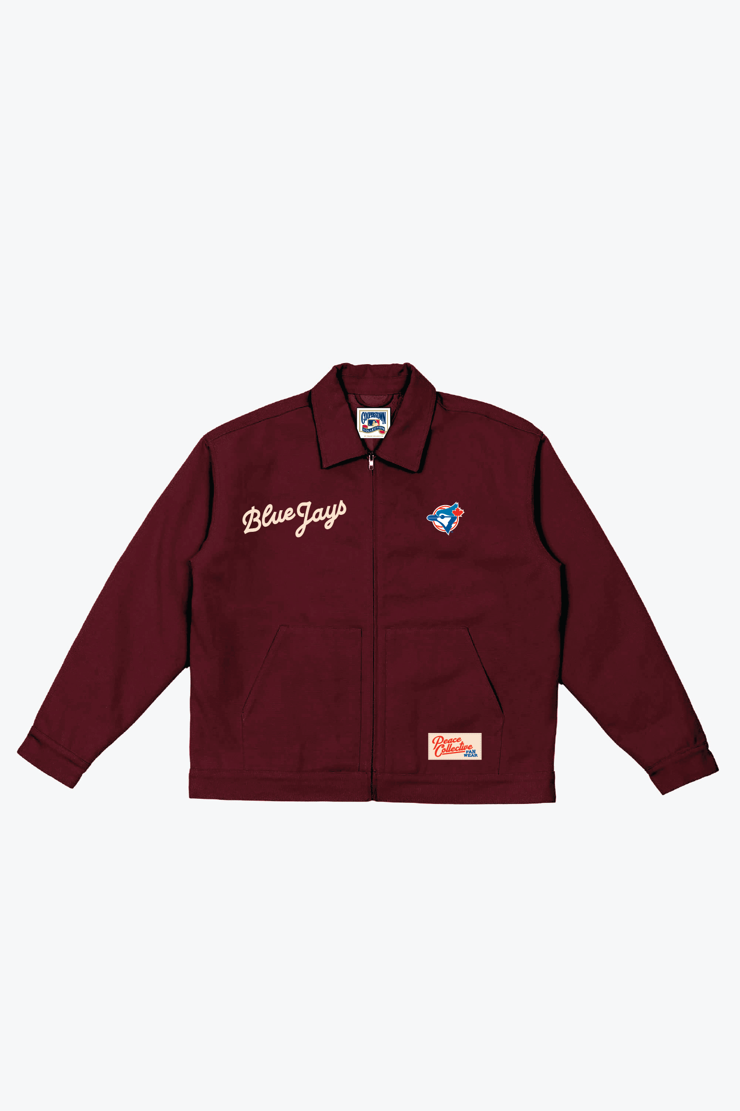 Toronto Blue Jays '92/'93 Champions Work Jacket - Maroon
