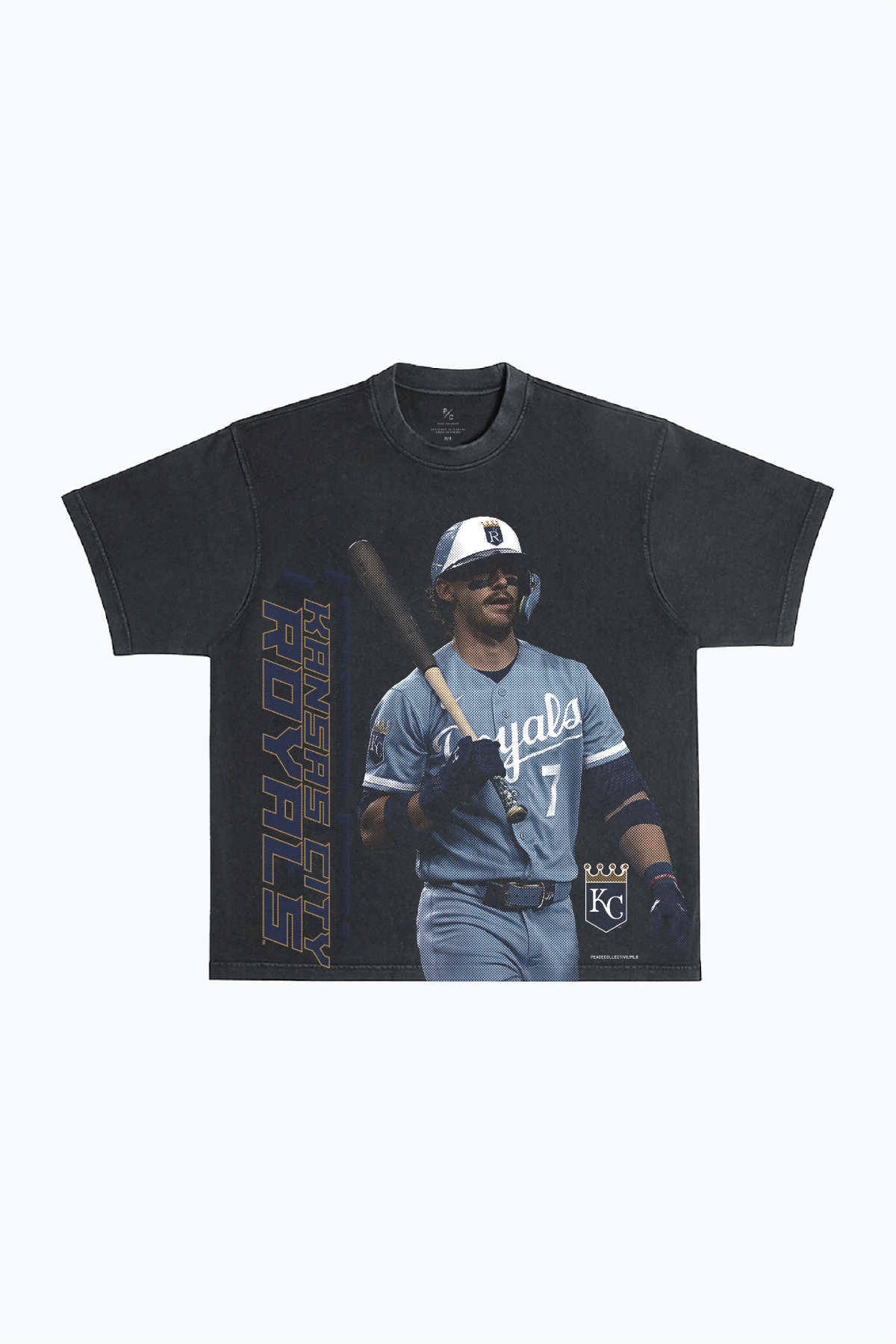 Bobby Witt Jr. Heavyweight Garment Dyed T-Shirt - Black