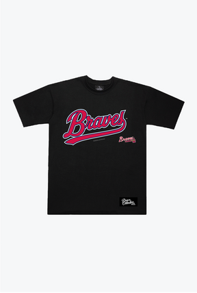 Atlanta Braves Spirit Heavyweight T-Shirt - Black
