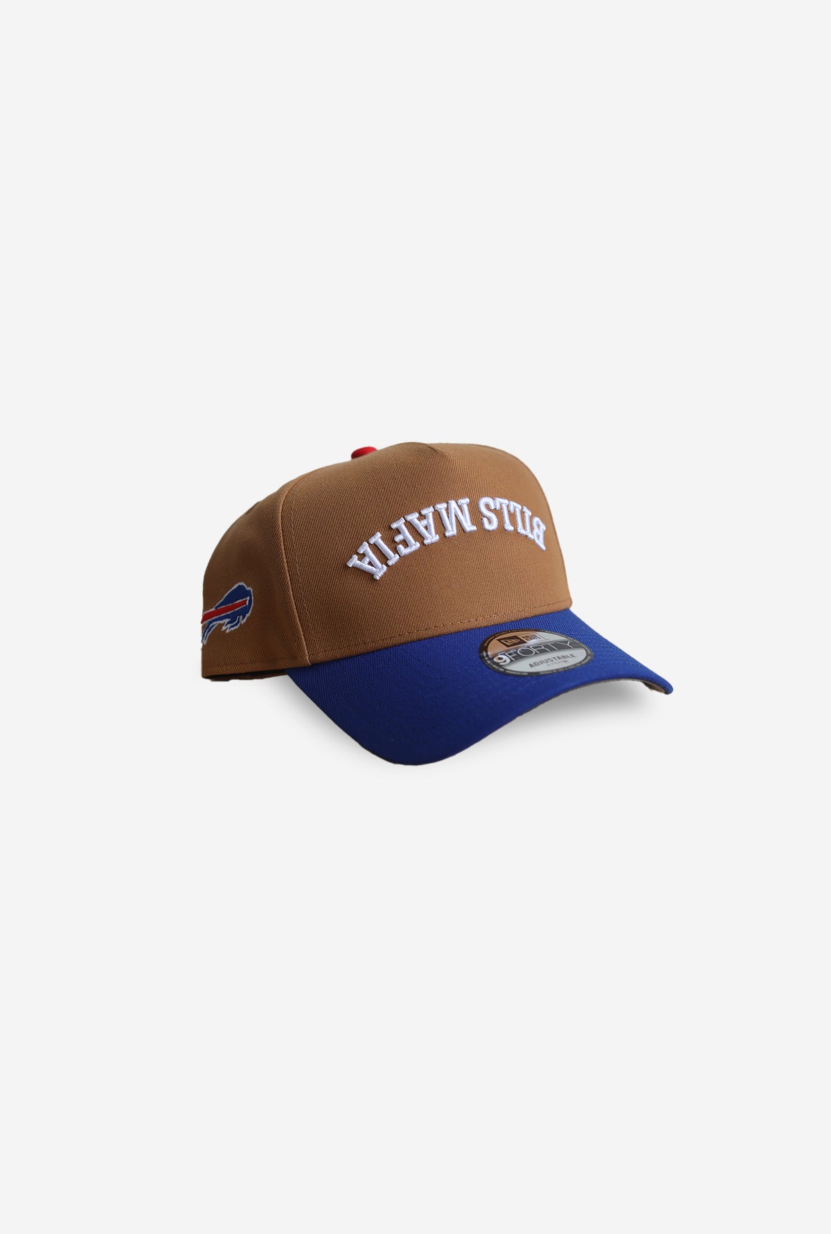 Buffalo Bills Mafia Flipped 9FORTY Adjustable Cap - Camel