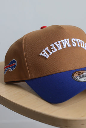 Buffalo Bills Mafia Flipped 9FORTY Adjustable Cap - Camel