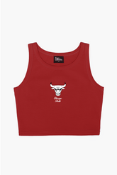 Chicago Bulls Cropped Tank - Red