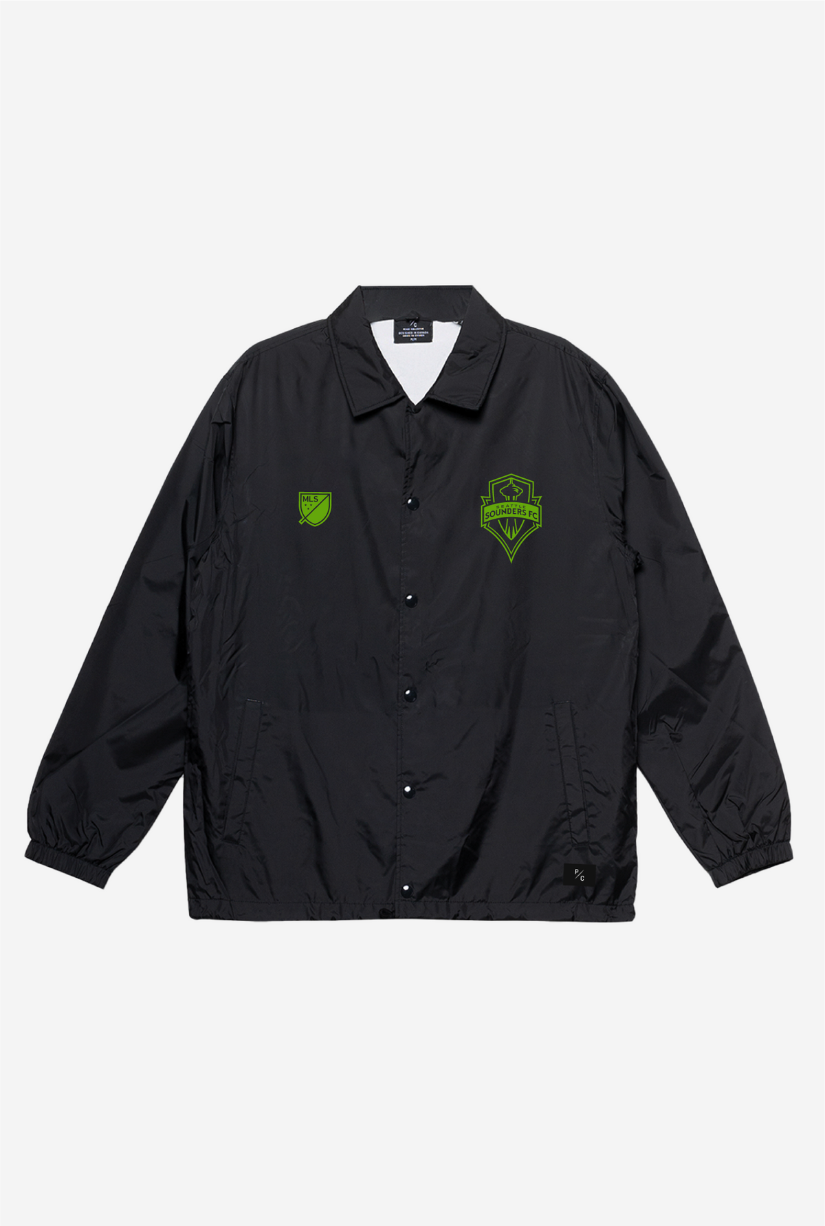 Seattle Sounders FC Coach Jacket - Black