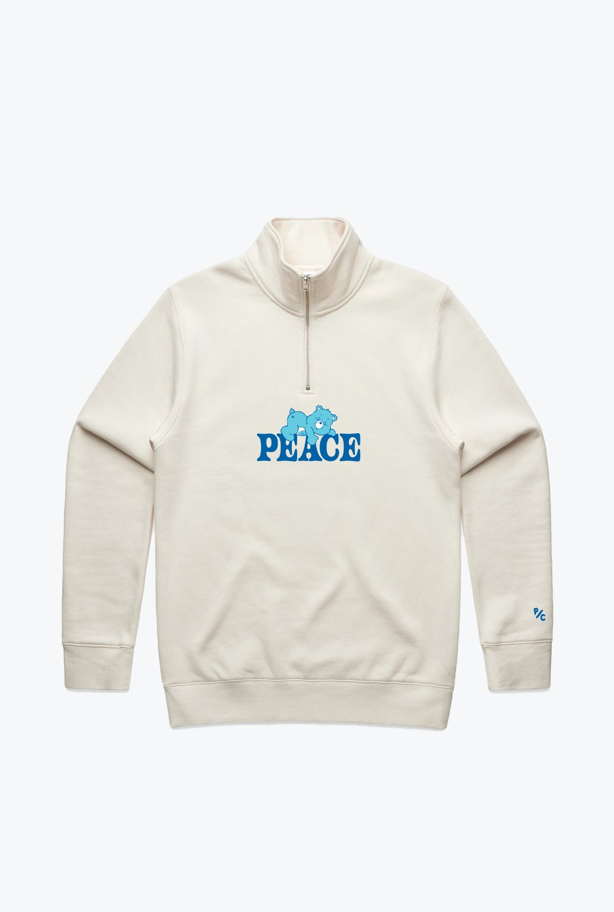 Care Bears Peace Quarter Zip - Ivory