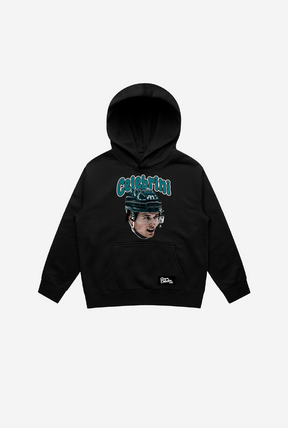Macklin Celebrini Kids Hoodie - Black