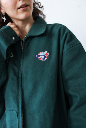Toronto Blue Jays '92/'93 Champions Work Jacket - Green