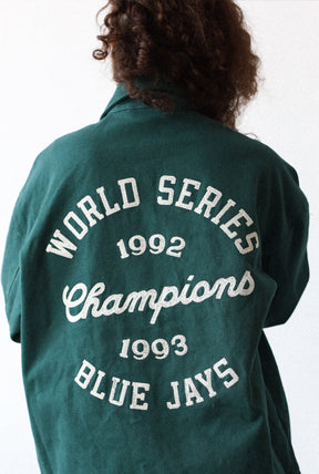 Toronto Blue Jays '92/'93 Champions Work Jacket - Green