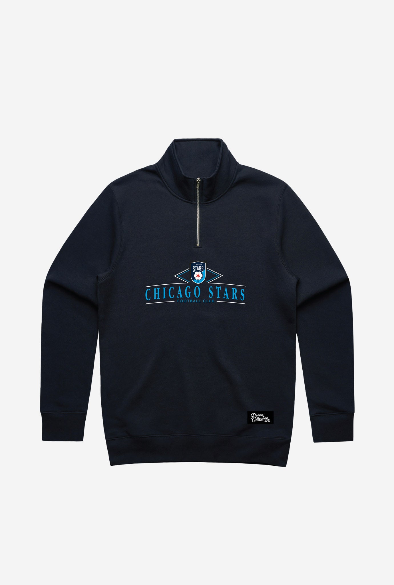 Chicago Stars FC Vintage Quarter Zip - Navy