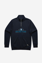 Chicago Stars FC Vintage Quarter Zip - Navy