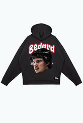 Connor Bedard Relaxed Hoodie - Black