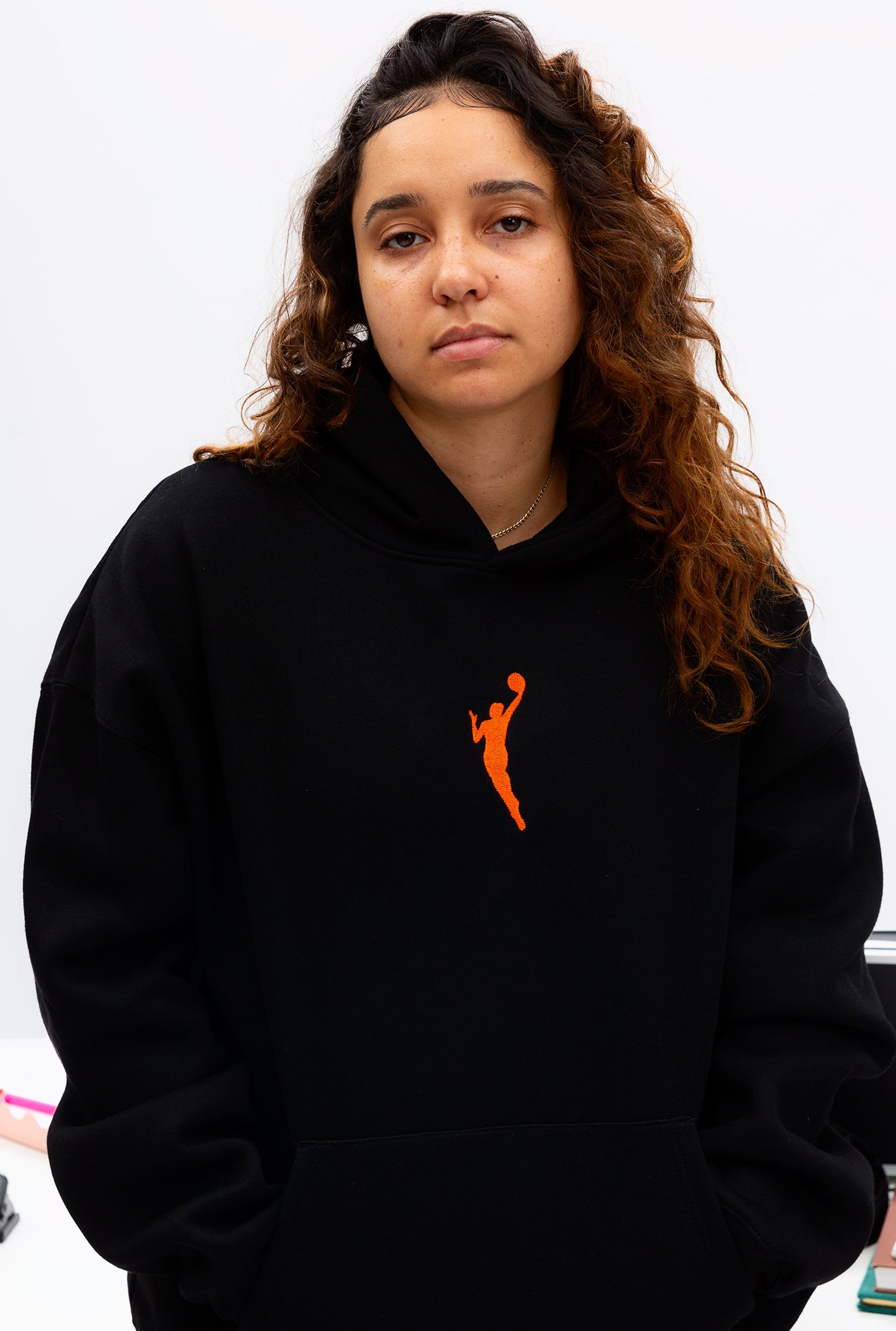 WNBA League Heavyweight Hoodie - Black