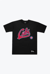 Chicago Cubs Spirit Heavyweight T-Shirt - Black