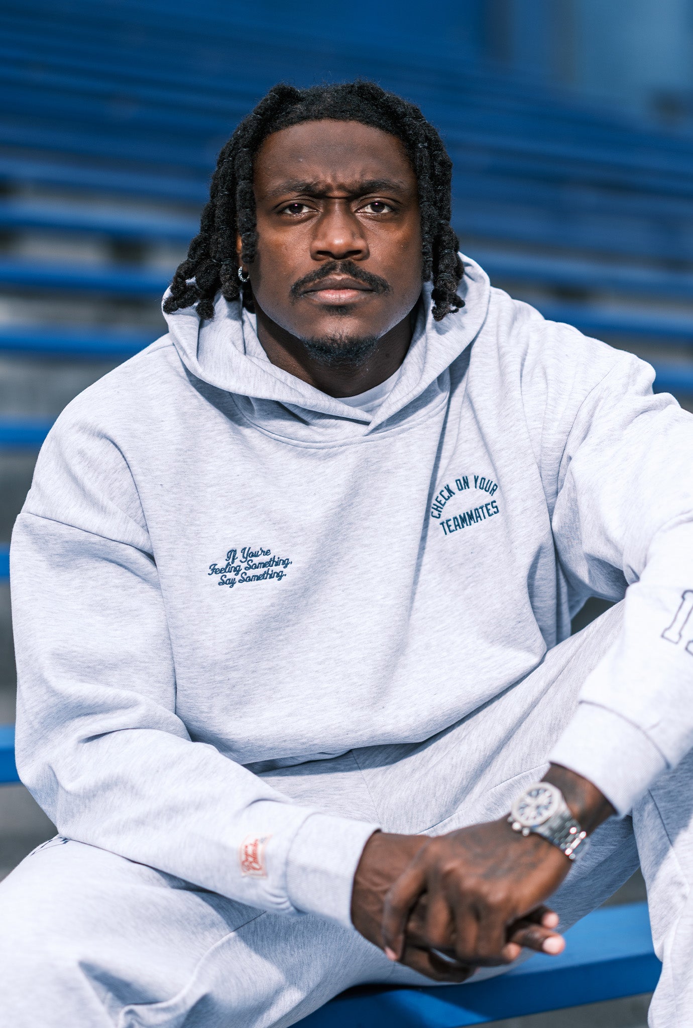 P/C x AJ Brown SuperHeavy™️ Hoodie - Ash