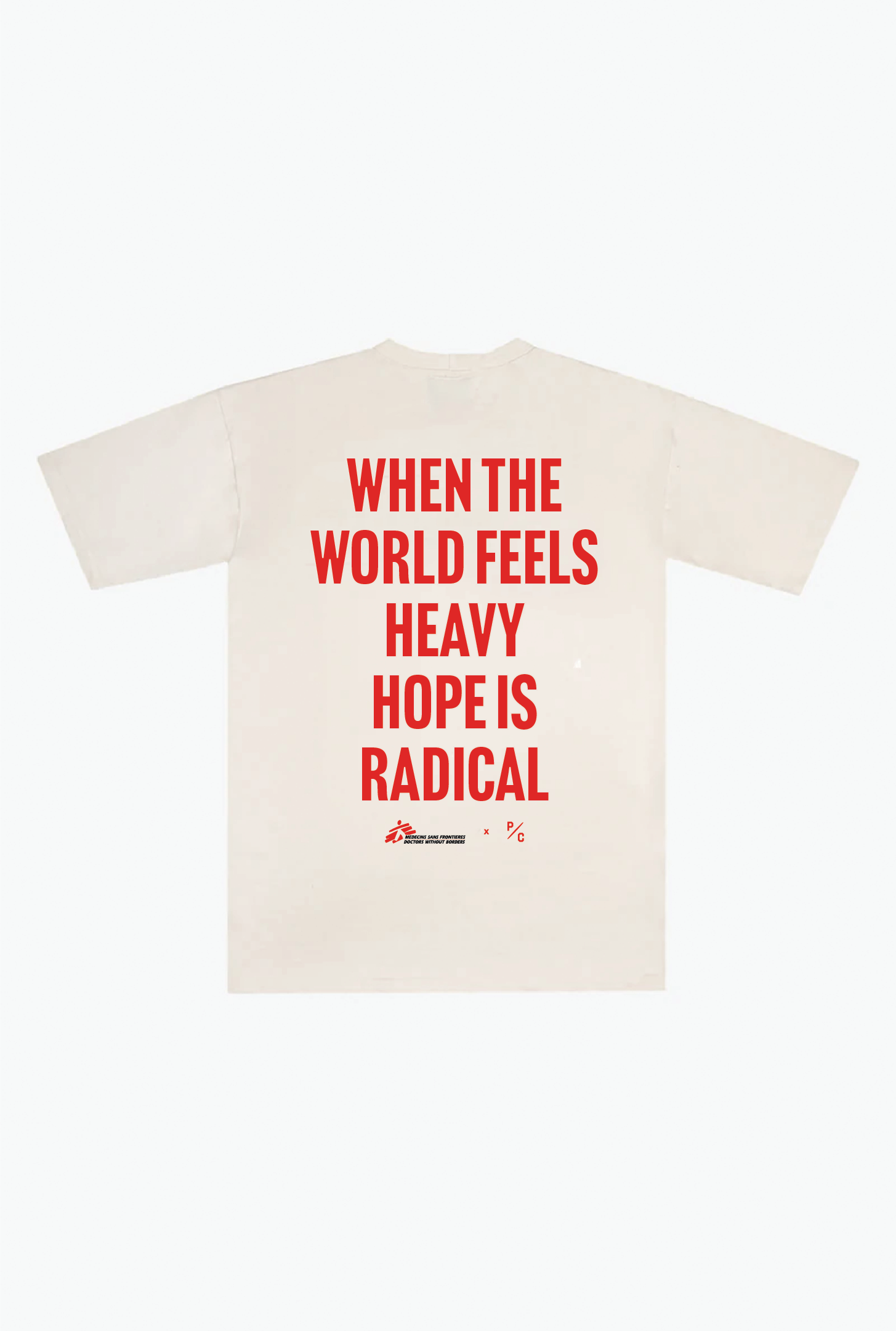 P/C x Doctors Without Borders Heavyweight T-Shirt - Ivory