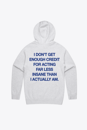 Enough Credit Hoodie - Ash