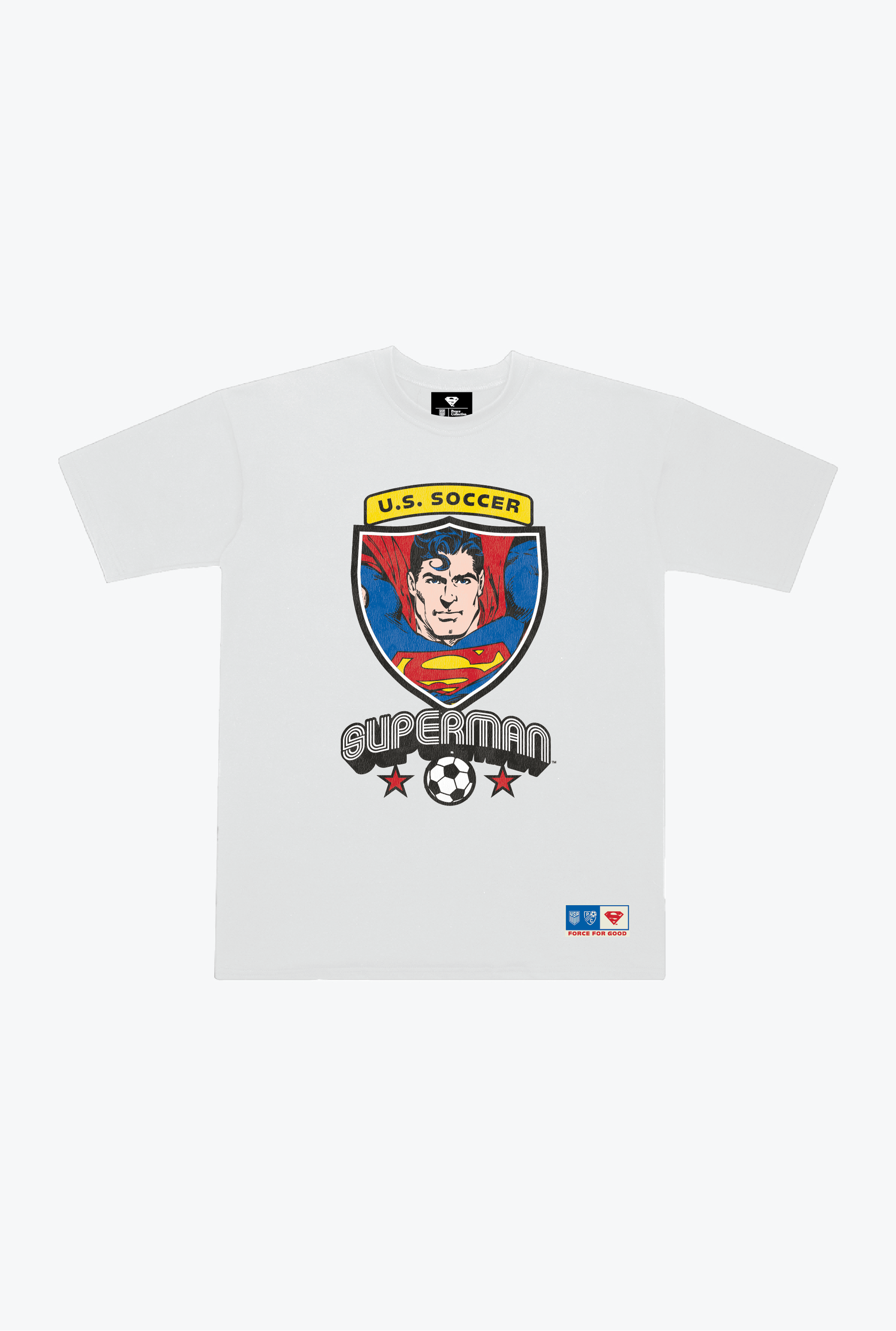 T-shirt US Soccer x DC Comics Superman Shield - Blanc