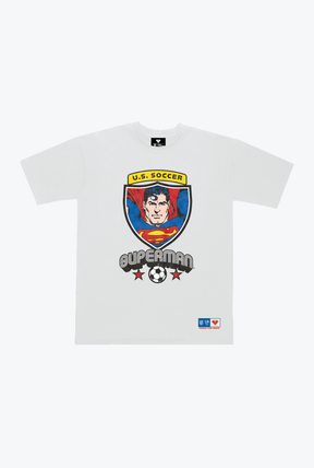 T-shirt US Soccer x DC Comics Superman Shield - Blanc