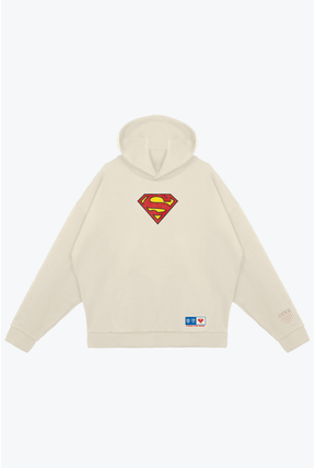 Sudadera Heavyweight US Soccer x DC Comics Superman Fuerza Para el Bien - Marfil