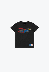 Camiseta juvenil US Soccer x DC Comics - Negra