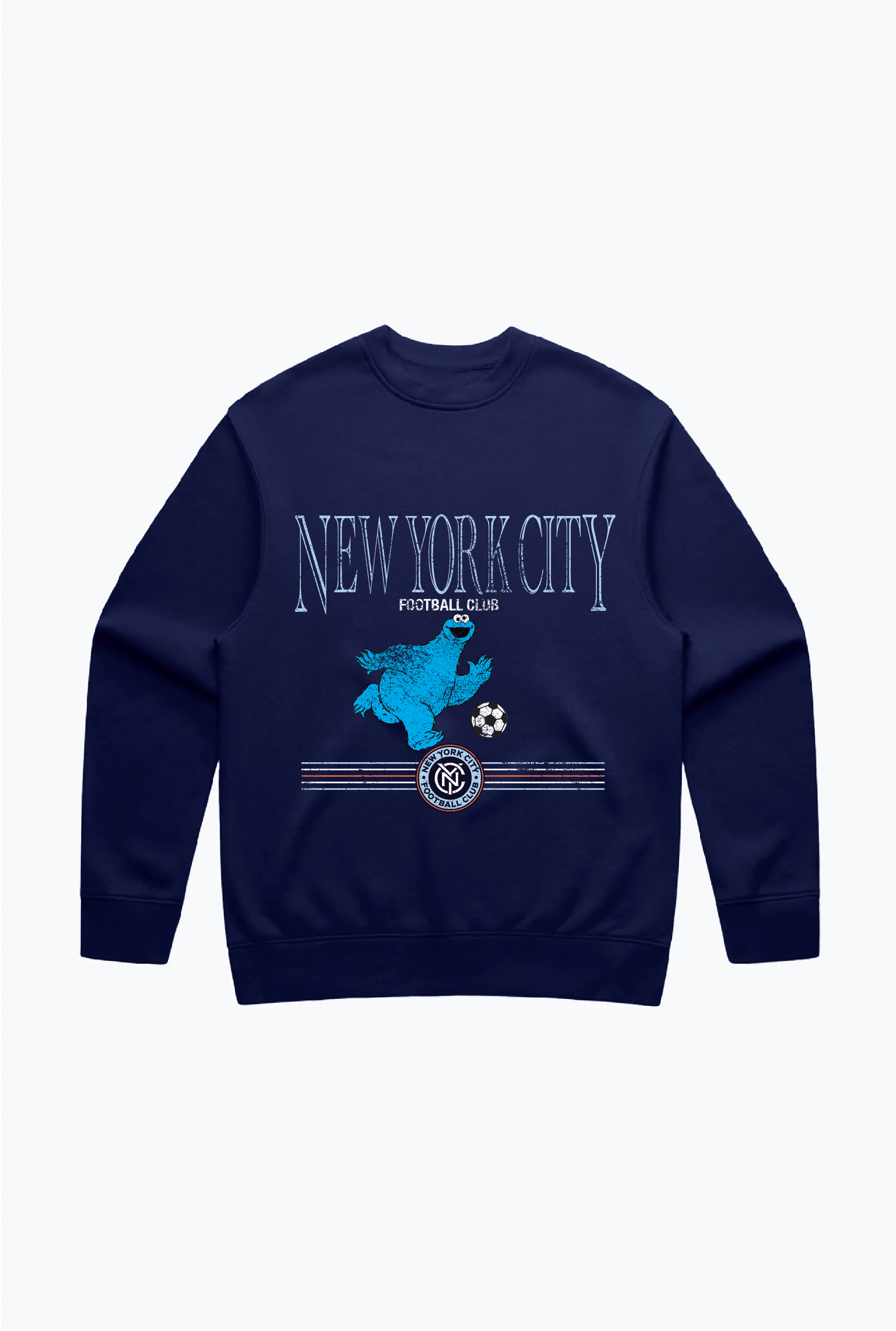 New York City FC x Sesame Street Dribble Crewneck - Navy