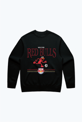 New York Red Bulls x Sesame Street Dribble Crewneck - Black
