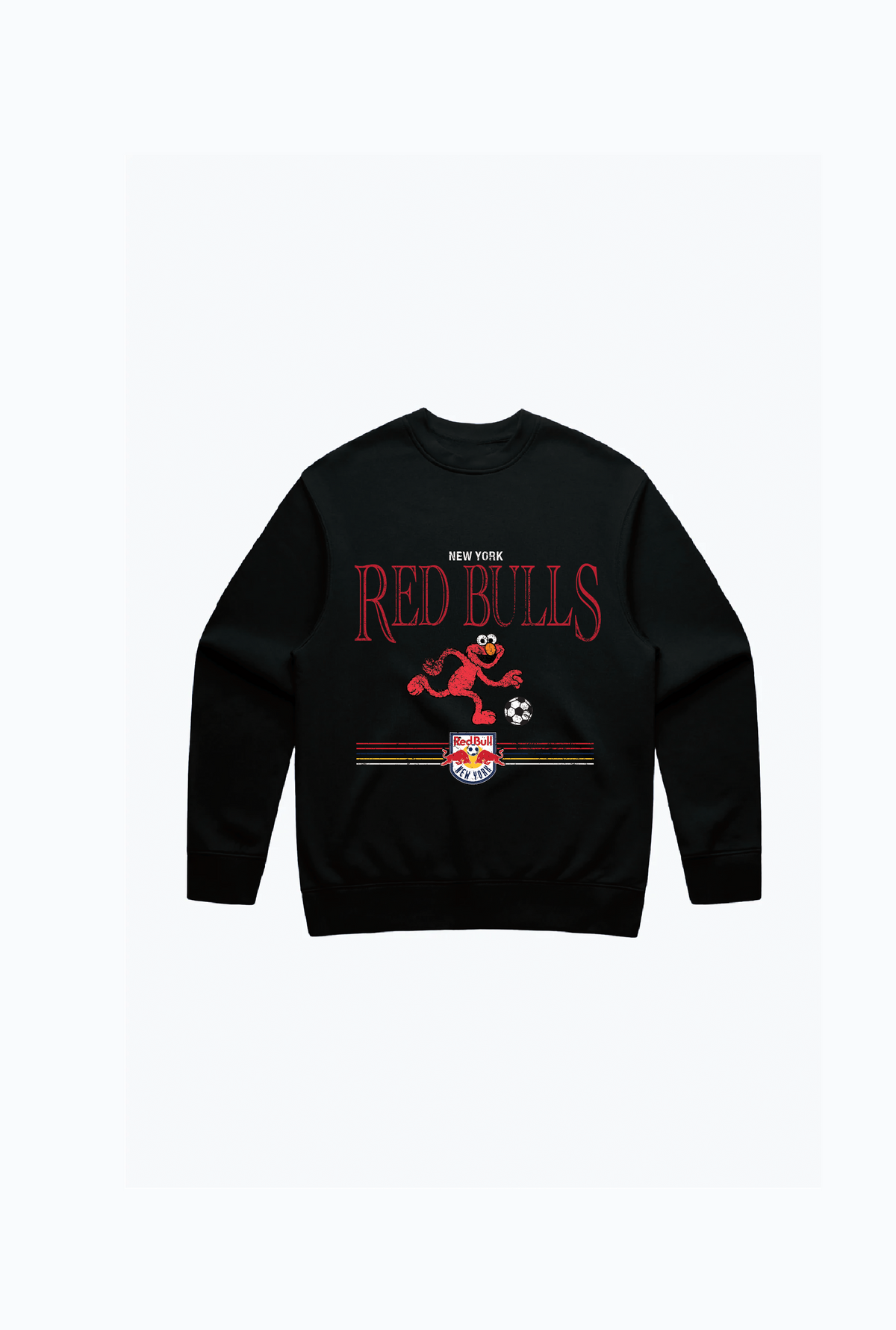 New York Red Bulls x Sesame Street Dribble Kids Crewneck - Black