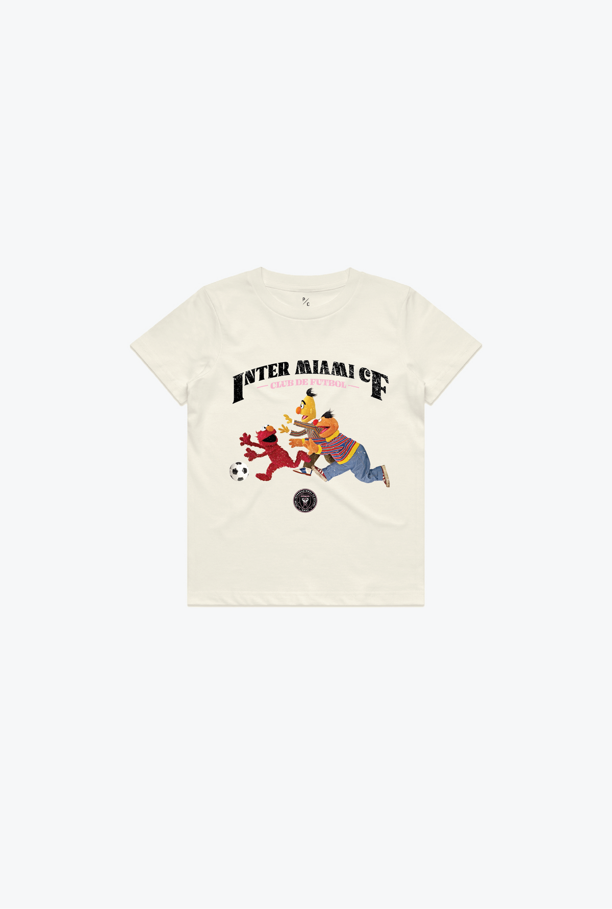 Inter Miami CF x Sesame Street Chase Kids T-Shirt - Ivory