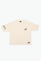 Los Angeles Dodgers Preppy Heavyweight Pocket T-Shirt - Ivory