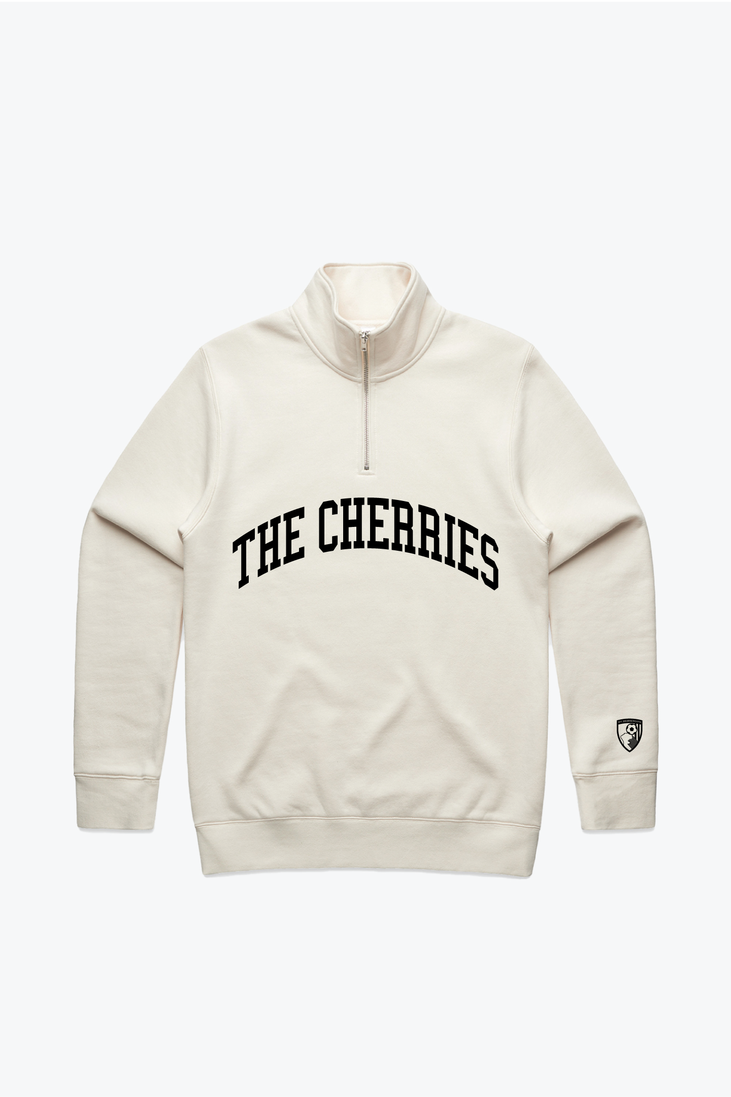 AFC Bournemouth Collegiate Quarter Zip - Ivory