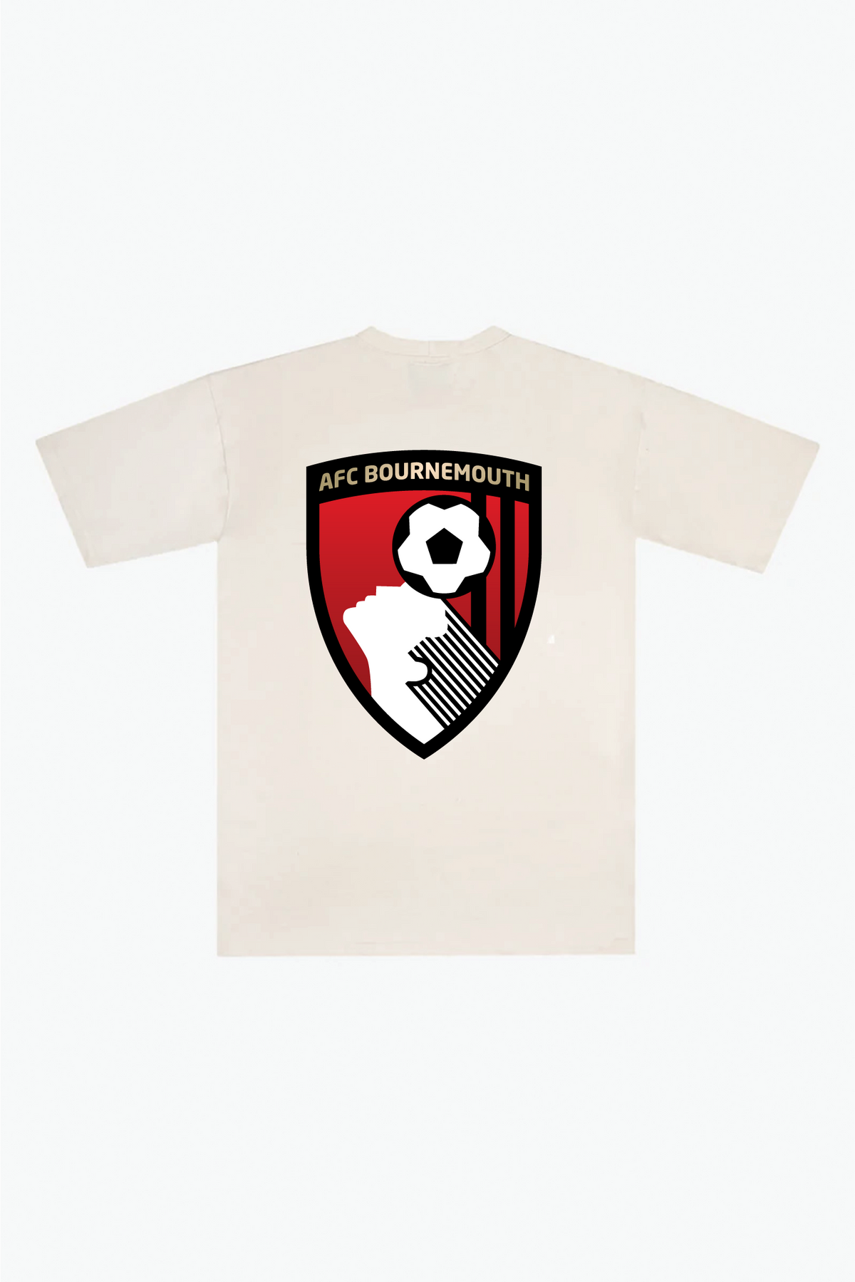 AFC Bournemouth Heavyweight T-Shirt - Ivory